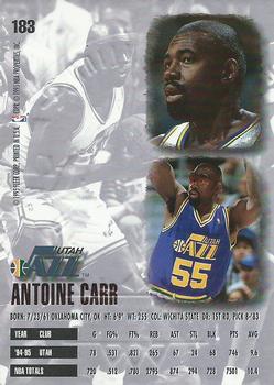 1995-96 Ultra - Gold Medallion #183 Antoine Carr Back