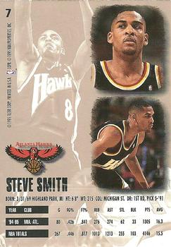 1995-96 Ultra - Gold Medallion #7 Steve Smith Back