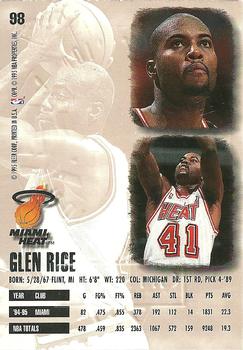 1995-96 Ultra - Gold Medallion #98 Glen Rice Back