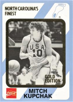 1989 Collegiate Collection North Carolina's Finest - Gold Edition #49 Mitch Kupchak Front