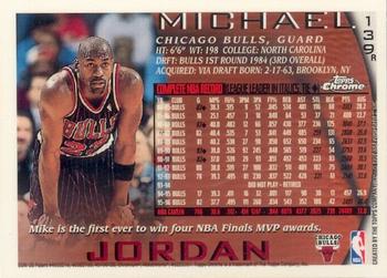 1996-97 Topps Chrome - Refractors #139R Michael Jordan Back