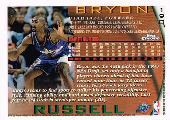 1996-97 Topps Chrome - Refractors #190R Bryon Russell Back