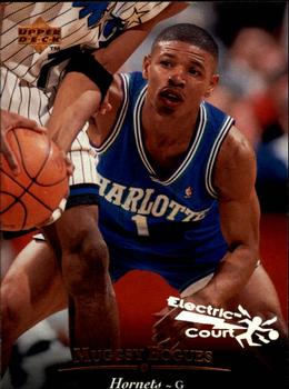1995-96 Upper Deck - Electric Court #41 Muggsy Bogues Front