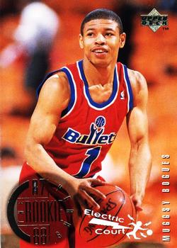 1995-96 Upper Deck - Electric Court #145 Muggsy Bogues Front
