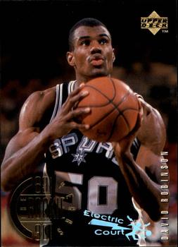 1995-96 Upper Deck - Electric Court #154 David Robinson Front