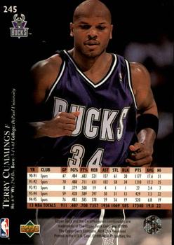 1995-96 Upper Deck - Electric Court #245 Terry Cummings Back