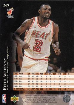 1995-96 Upper Deck - Electric Court #269 Keith Askins Back