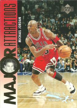 1995-96 Upper Deck - Electric Court #337 Michael Jordan / David Hanson Front