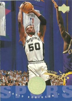 1995-96 Upper Deck - Electric Court Gold #168 David Robinson Front