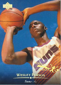 1995-96 Upper Deck - Electric Court Gold #47 Wesley Person Front