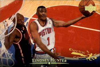 1995-96 Upper Deck - Electric Court Gold #52 Lindsey Hunter Front