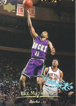 1995-96 Upper Deck - Electric Court Gold #107 Lee Mayberry Front