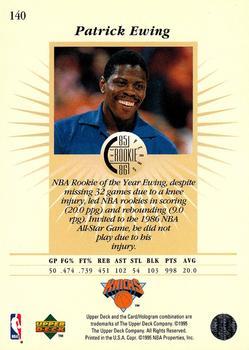 1995-96 Upper Deck - Electric Court Gold #140 Patrick Ewing Back