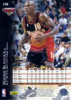 1995-96 Upper Deck - Electric Court Gold #198 Mookie Blaylock Back