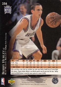 1995-96 Upper Deck - Electric Court Gold #256 Bobby Hurley Back