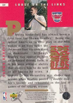 1995-96 Upper Deck - Electric Court Gold #331 Shawn Bradley Back