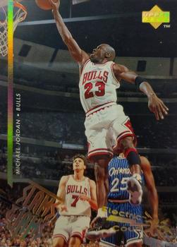 1995-96 Upper Deck - Electric Court Gold #352 Michael Jordan Front