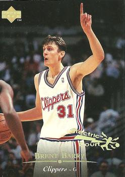 1995-96 Upper Deck - Electric Court Gold #309 Brent Barry Front