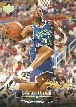 1995-96 Upper Deck - Electric Court Gold #68 Isaiah Rider Front