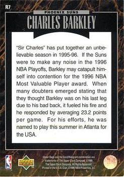 1995-96 Upper Deck - Predictors Exchange: MVP #R7 Charles Barkley Back