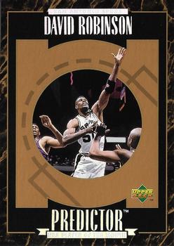 1995-96 Upper Deck - Predictors Exchange: Player of the Month #R7 David Robinson Front