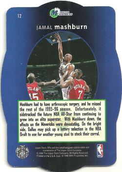 1996 SPx - Gold #12 Jamal Mashburn Back