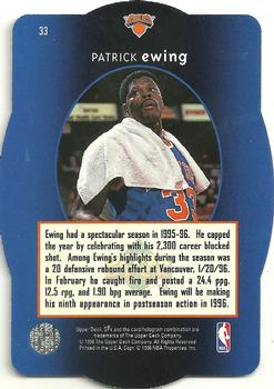 1996 SPx - Gold #33 Patrick Ewing Back