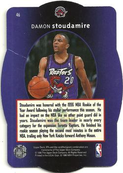 1996 SPx - Gold #46 Damon Stoudamire Back