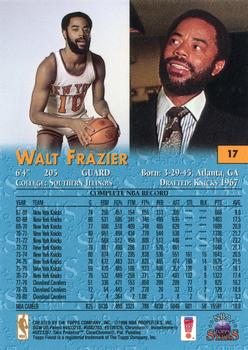 1996-97 Topps Stars - Finest #17 Walt Frazier Back