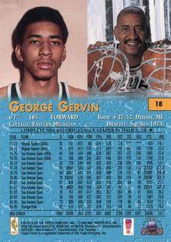 1996-97 Topps Stars - Finest #18 George Gervin Back