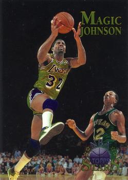 1996-97 Topps Stars - Finest #22 Magic Johnson Front