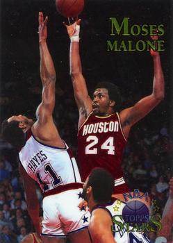 1996-97 Topps Stars - Finest #27 Moses Malone Front