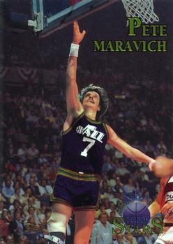1996-97 Topps Stars - Finest #28 Pete Maravich Front