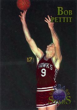 1996-97 Topps Stars - Finest #35 Bob Pettit Front
