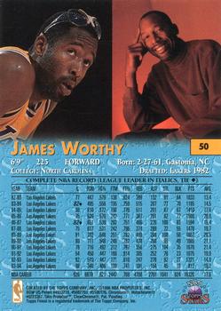 1996-97 Topps Stars - Finest #50 James Worthy Back