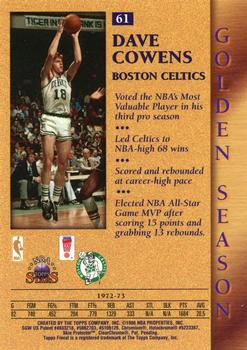 1996-97 Topps Stars - Finest #61 Dave Cowens Back