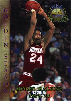 1996-97 Topps Stars - Finest #77 Moses Malone Front