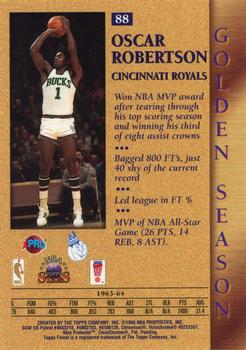 1996-97 Topps Stars - Finest #88 Oscar Robertson Back