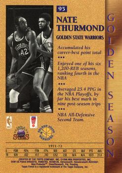 1996-97 Topps Stars - Finest #95 Nate Thurmond Back