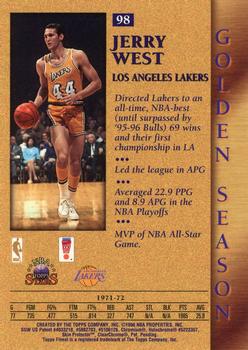 1996-97 Topps Stars - Finest #98 Jerry West Back