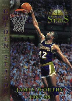 1996-97 Topps Stars - Finest #100 James Worthy Front
