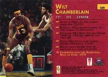 1996-97 Topps Stars - Finest #109 Wilt Chamberlain Back
