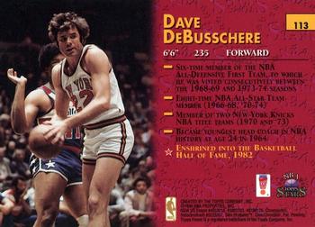 1996-97 Topps Stars - Finest #113 Dave DeBusschere Back
