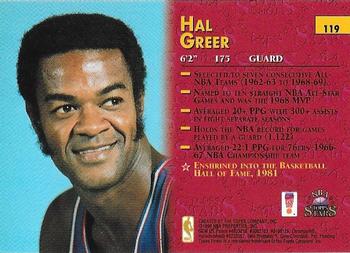 1996-97 Topps Stars - Finest #119 Hal Greer Back