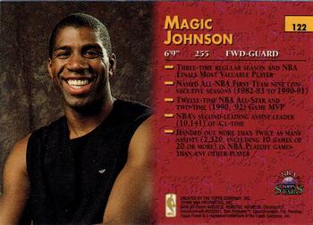 1996-97 Topps Stars - Finest #122 Magic Johnson Back