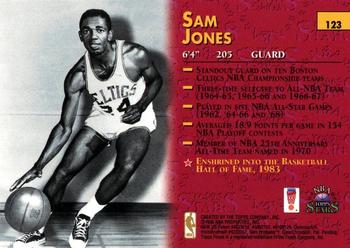 1996-97 Topps Stars - Finest #123 Sam Jones Back