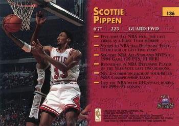 1996-97 Topps Stars - Finest #136 Scottie Pippen Back