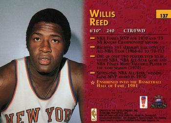 1996-97 Topps Stars - Finest #137 Willis Reed Back