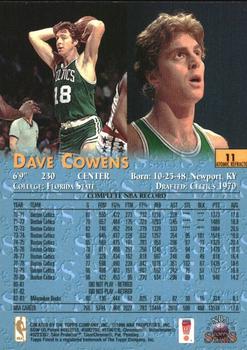 1996-97 Topps Stars - Finest Atomic Refractors #11 Dave Cowens Back