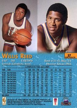 1996-97 Topps Stars - Finest Atomic Refractors #37 Willis Reed Back